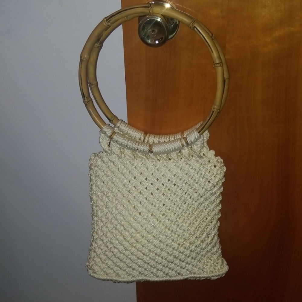 Vintage Macrame Purse